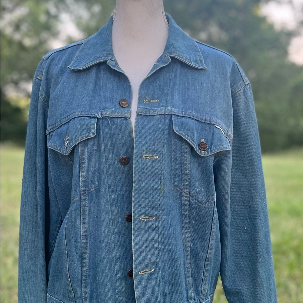 Vintage 1970s Chevy Cheyenne Truck Denim Jacket